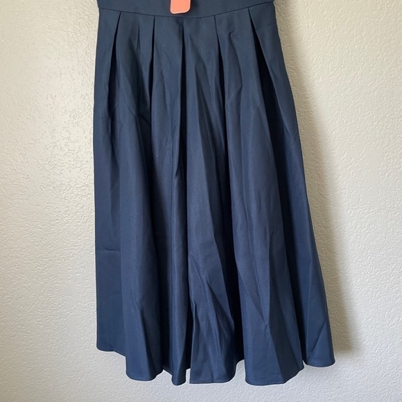 Nwt CHI CHI LONDON Appliqué Fit Flare Party Dress Navy 4 - Picture 9 of 14